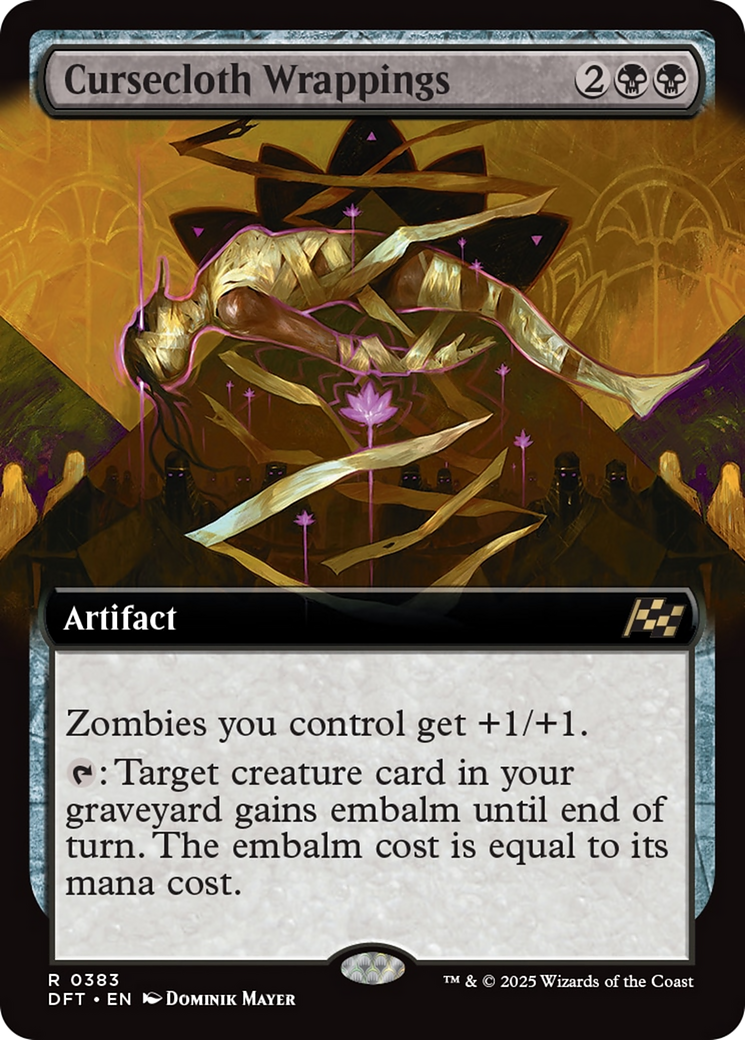 Cursecloth Wrappings (Extended Art) [Aetherdrift] | Exor Games Truro