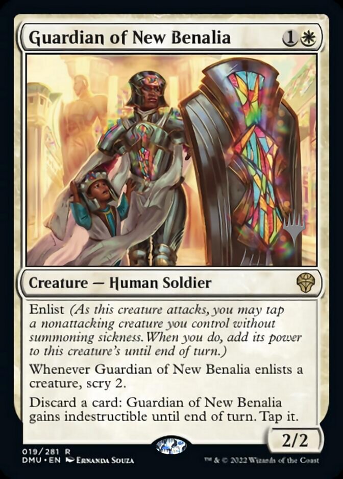 Guardian of New Benalia (Promo Pack) [Dominaria United Promos] | Exor Games Truro