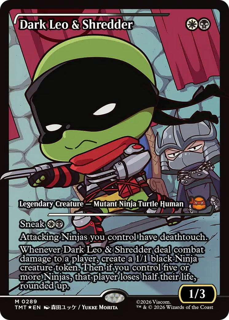 Dark Leo & Shredder (Showcase) [Teenage Mutant Ninja Turtles] | Exor Games Truro
