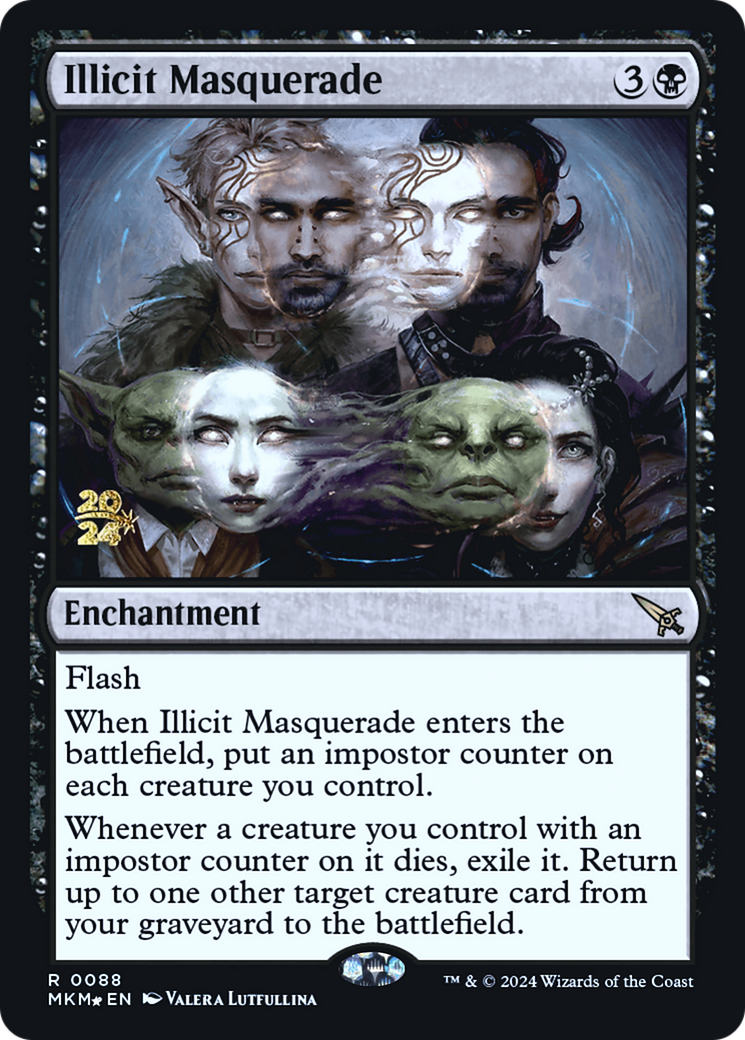 Illicit Masquerade [Murders at Karlov Manor Prerelease Promos] | Exor Games Truro