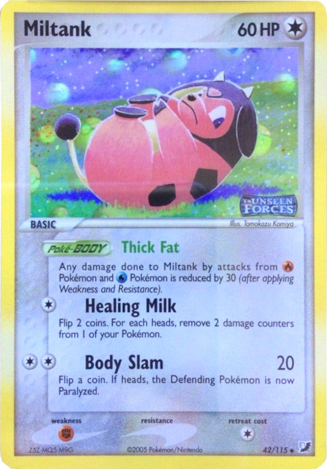 Miltank (42/115) (Stamped) [EX: Unseen Forces] | Exor Games Truro