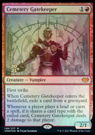 Cemetery Gatekeeper [Innistrad: Crimson Vow Prerelease Promos] | Exor Games Truro