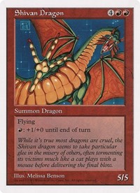 Shivan Dragon (Oversized) [Oversize Cards] | Exor Games Truro