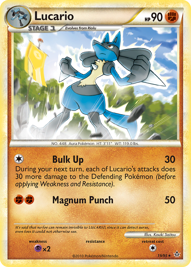 Lucario (19/95) [HeartGold & SoulSilver: Unleashed] | Exor Games Truro