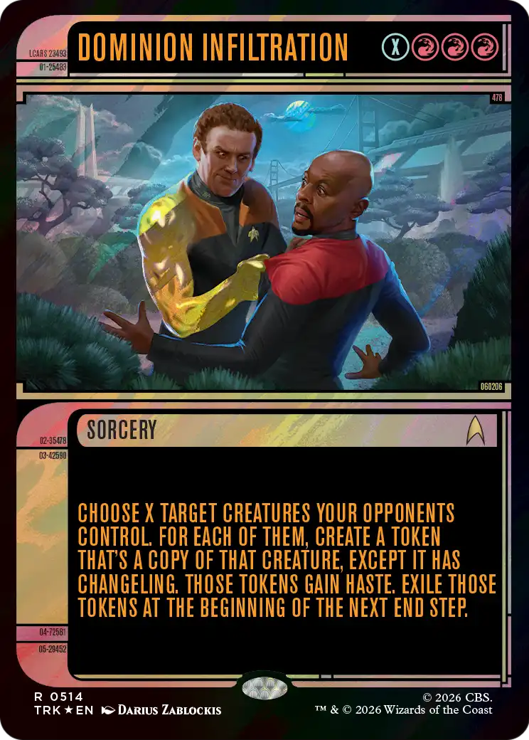 Dominion Infiltration (Showcase) (Surge Foil) [Star Trek] | Exor Games Truro
