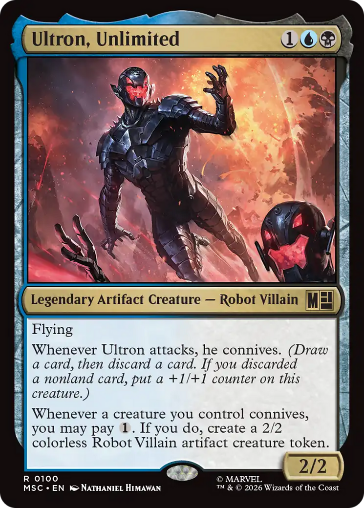 Ultron, Unlimited (Surge Foil) [Marvel Super Heroes Commander] | Exor Games Truro