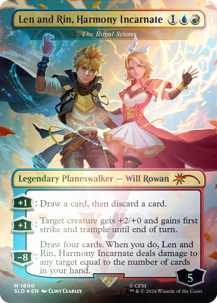 Len and Rin, Harmony Incarnate - The Royal Scions (Rainbow Foil) [Secret Lair Drop Series] | Exor Games Truro