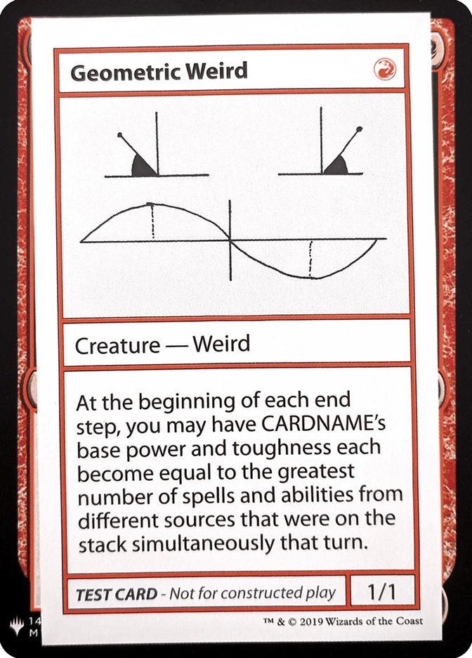 Geometric Weird [Mystery Booster Playtest Cards] | Exor Games Truro