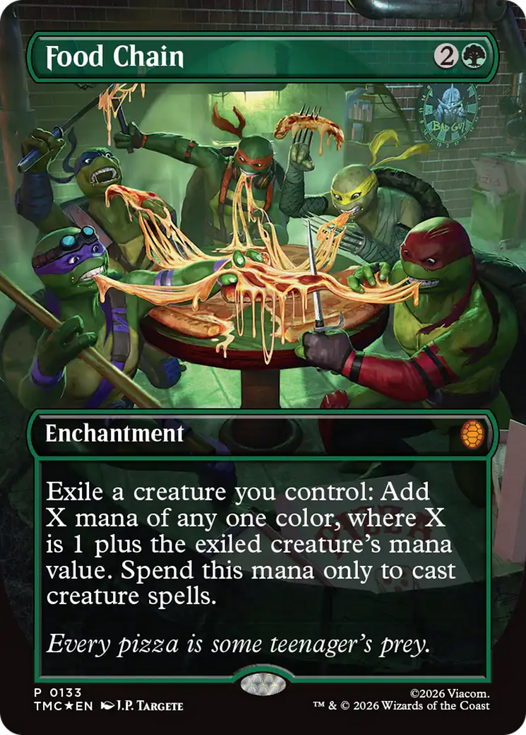 Food Chain (Borderless) [Teenage Mutant Ninja Turtles Commander] | Exor Games Truro