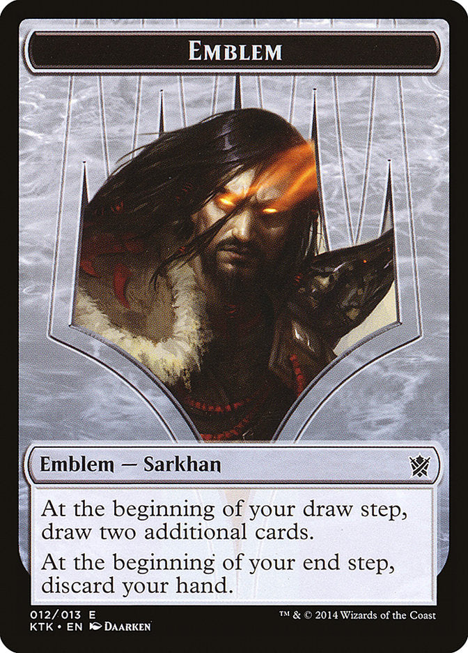 Sarkhan, the Dragonspeaker Emblem [Khans of Tarkir Tokens] | Exor Games Truro