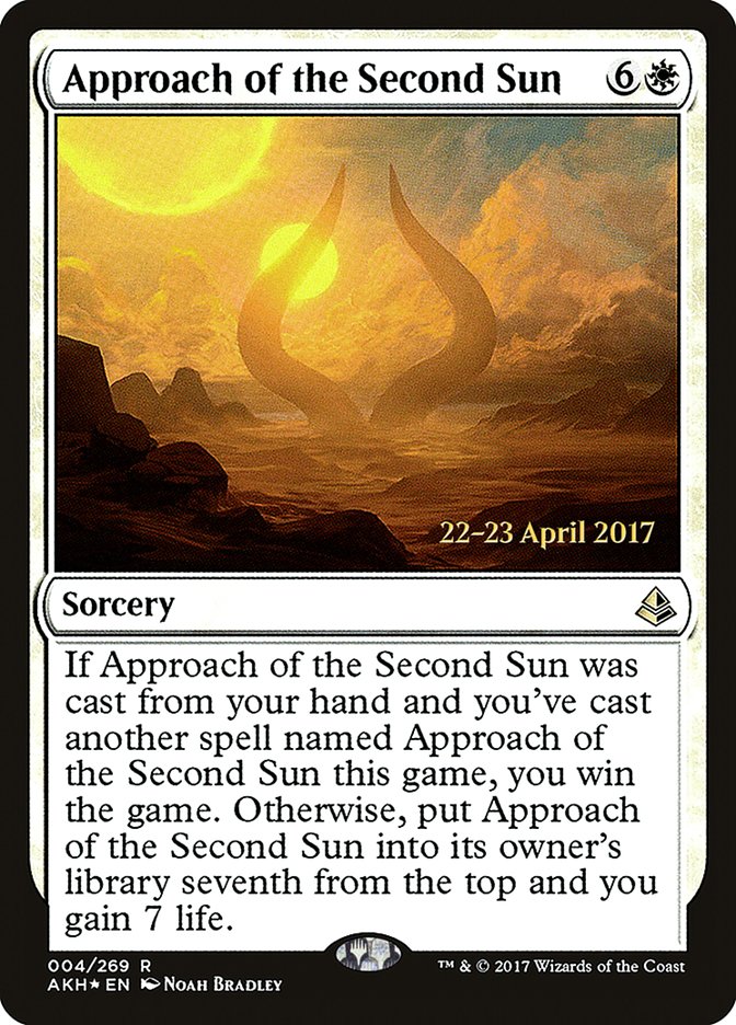 Approach of the Second Sun [Amonkhet Prerelease Promos] | Exor Games Truro