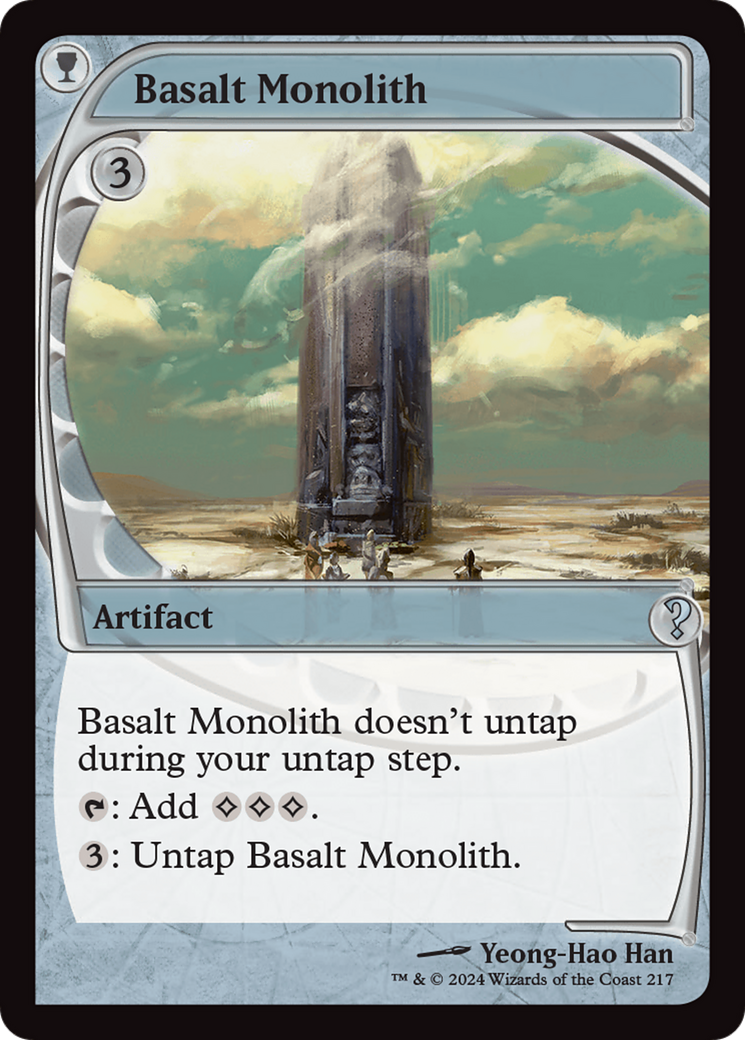 Basalt Monolith (Future Sight) [Mystery Booster 2] | Exor Games Truro