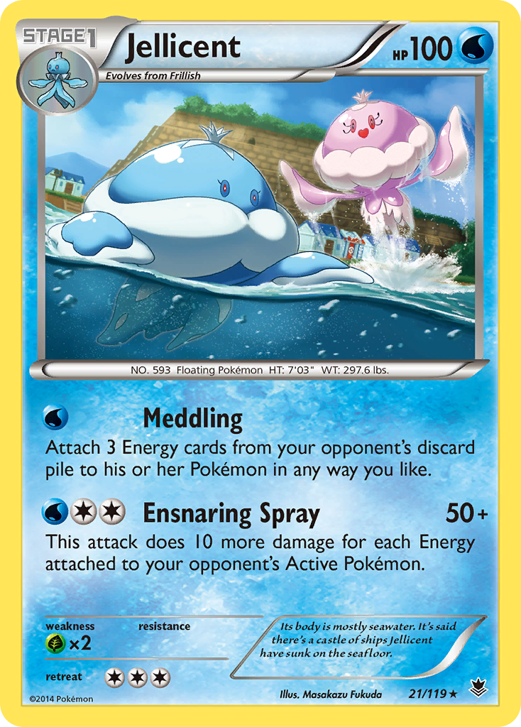 Jellicent (21/119) [XY: Phantom Forces] | Exor Games Truro