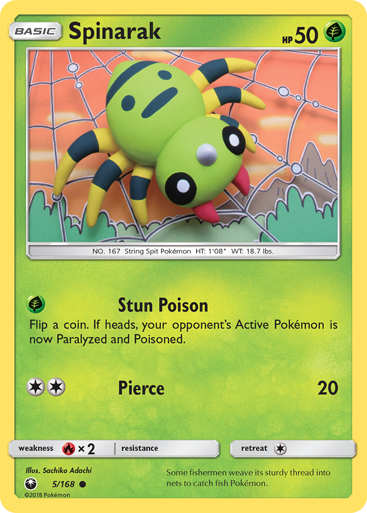 Spinarak (5/168) [Sun & Moon: Celestial Storm] | Exor Games Truro