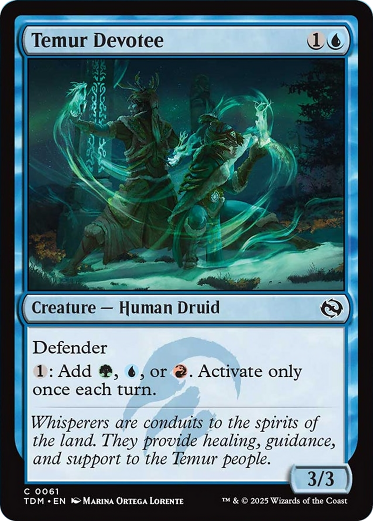 Temur Devotee [Tarkir: Dragonstorm] | Exor Games Truro