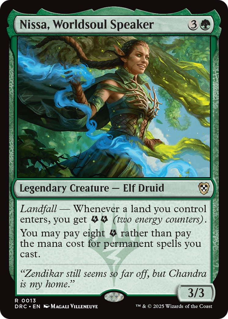 Nissa, Worldsoul Speaker [Aetherdrift Commander] | Exor Games Truro