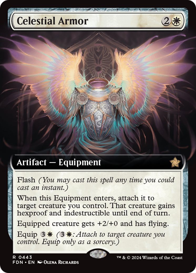 Celestial Armor (Extended Art) [Foundations] | Exor Games Truro