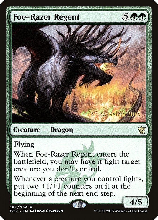 Foe-Razer Regent [Dragons of Tarkir Prerelease Promos] | Exor Games Truro