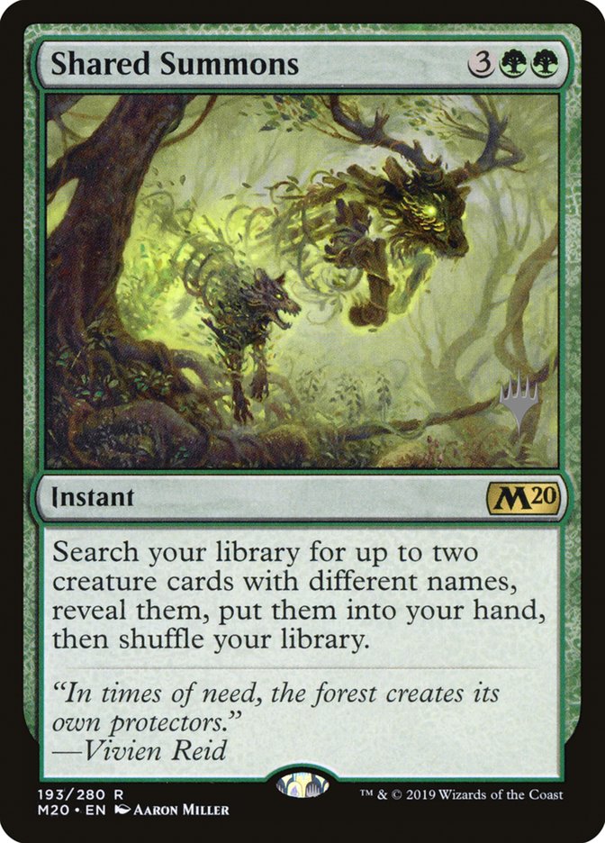 Shared Summons (Promo Pack) [Core Set 2020 Promos] | Exor Games Truro