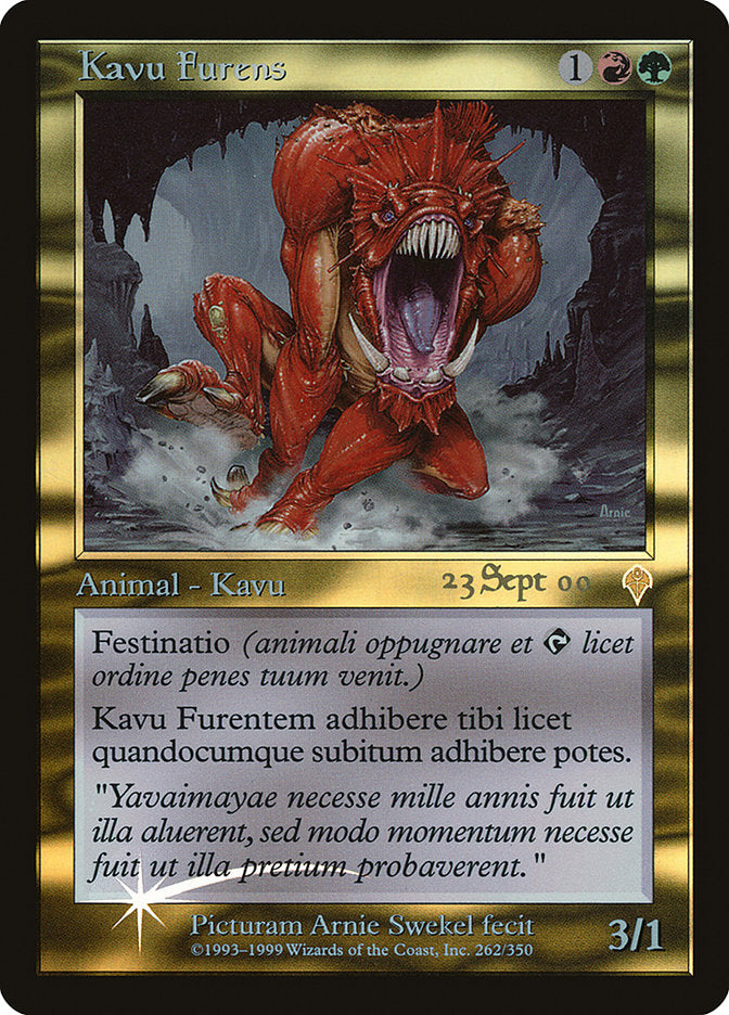 Raging Kavu [Invasion Promos] | Exor Games Truro