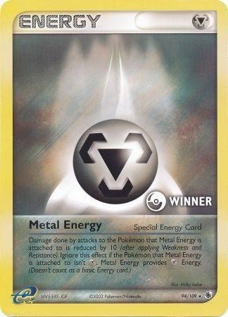 Metal Energy (94/109) (Winner) [EX: Ruby & Sapphire] | Exor Games Truro