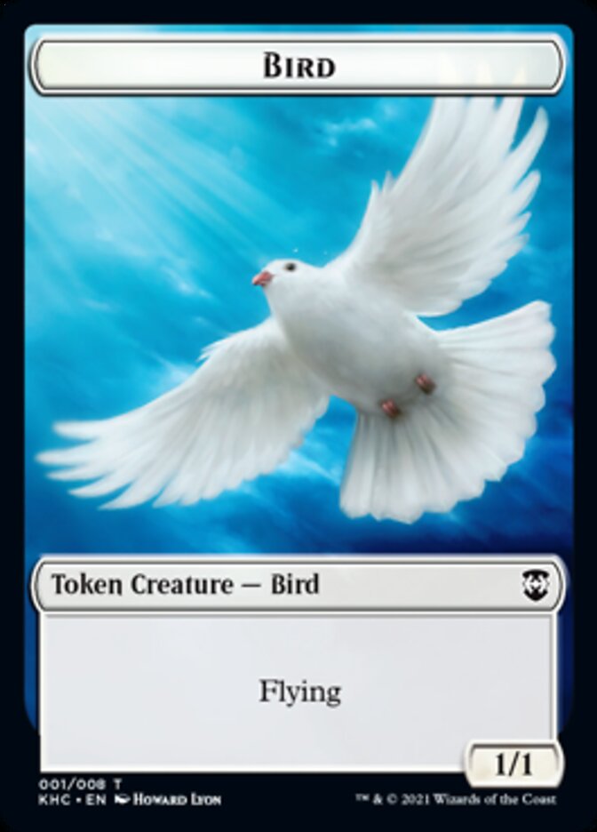 Bird Token [Kaldheim Commander Tokens] | Exor Games Truro