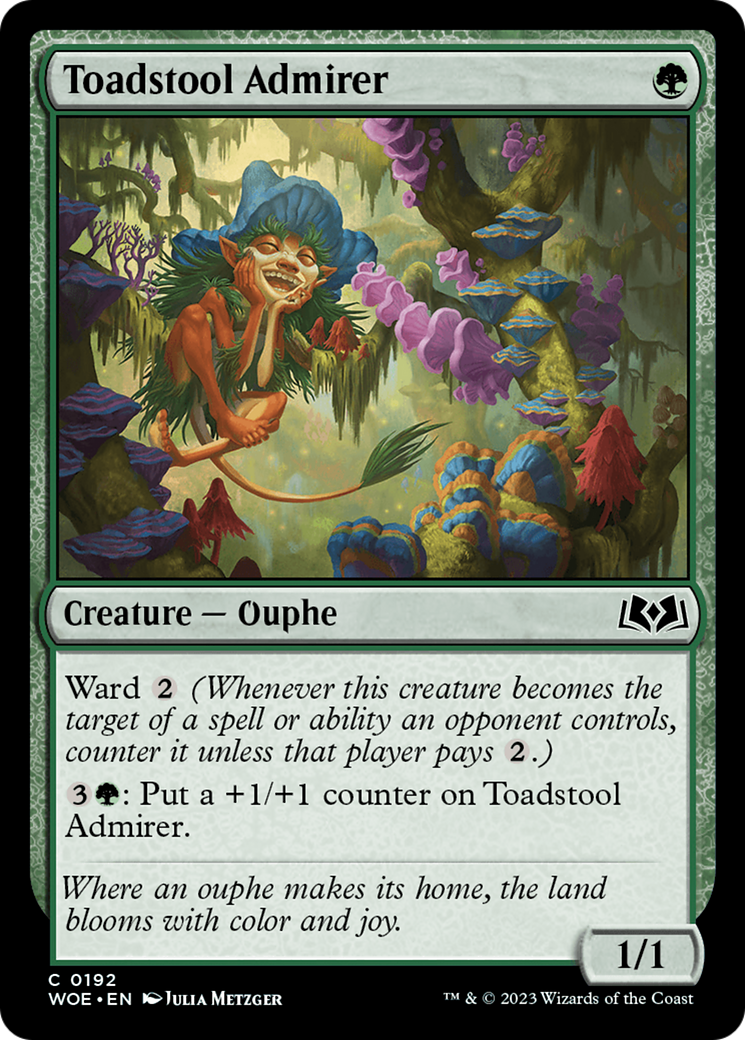 Toadstool Admirer [Wilds of Eldraine] | Exor Games Truro