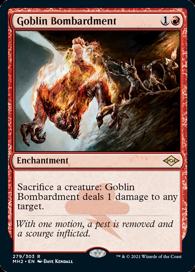 Goblin Bombardment (Foil Etched) [Modern Horizons 2] | Exor Games Truro