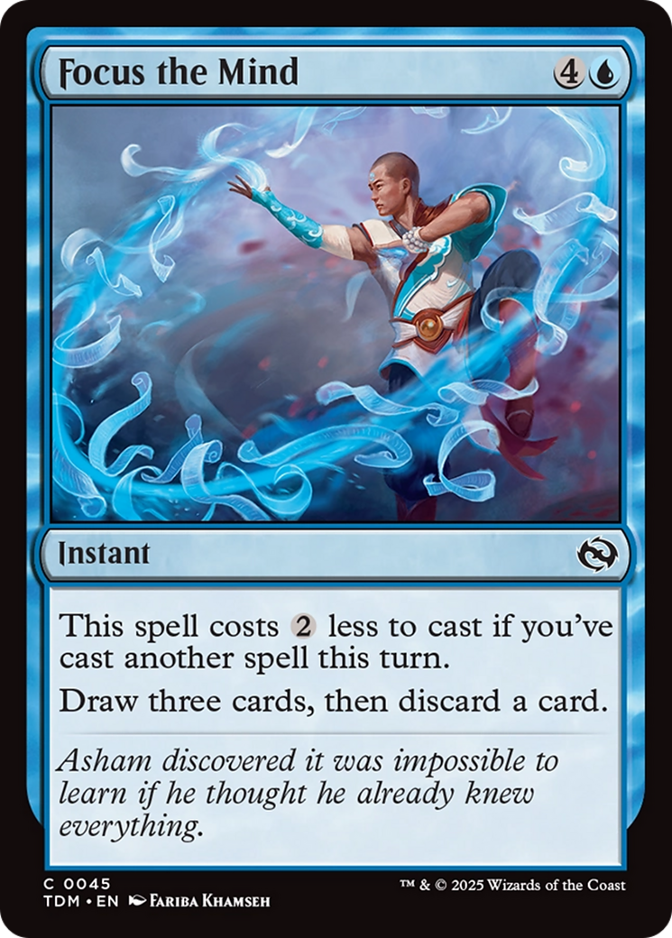 Focus the Mind [Tarkir: Dragonstorm] | Exor Games Truro