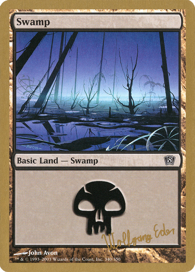 Swamp (we340) (Wolfgang Eder) [World Championship Decks 2003] | Exor Games Truro