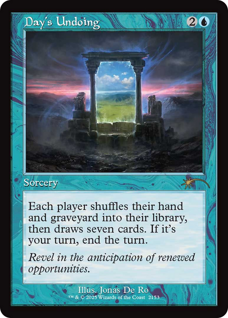Day's Undoing (Retro Frame) [Secret Lair Drop Series] | Exor Games Truro