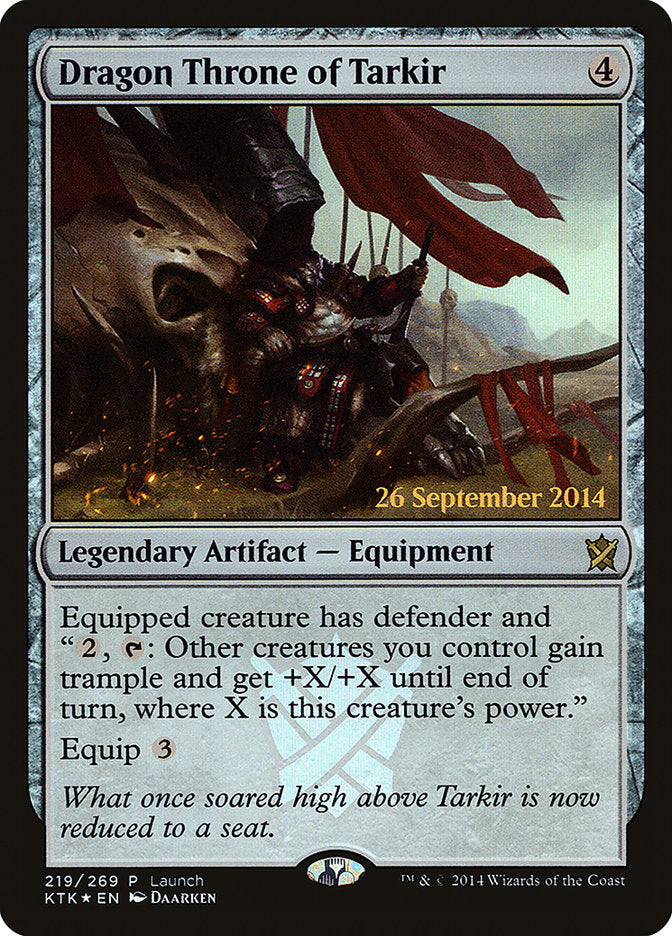 Dragon Throne of Tarkir (Launch) [Khans of Tarkir Prerelease Promos] | Exor Games Truro