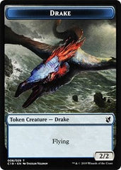 Drake // Human Double-Sided Token [Commander 2019 Tokens] | Exor Games Truro