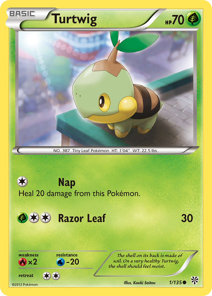 Turtwig (1/135) [Black & White: Plasma Storm] | Exor Games Truro