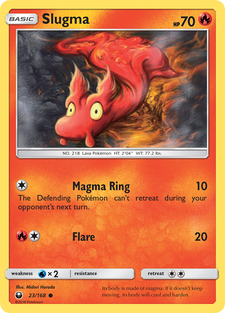 Slugma (23/168) [Sun & Moon: Celestial Storm] | Exor Games Truro