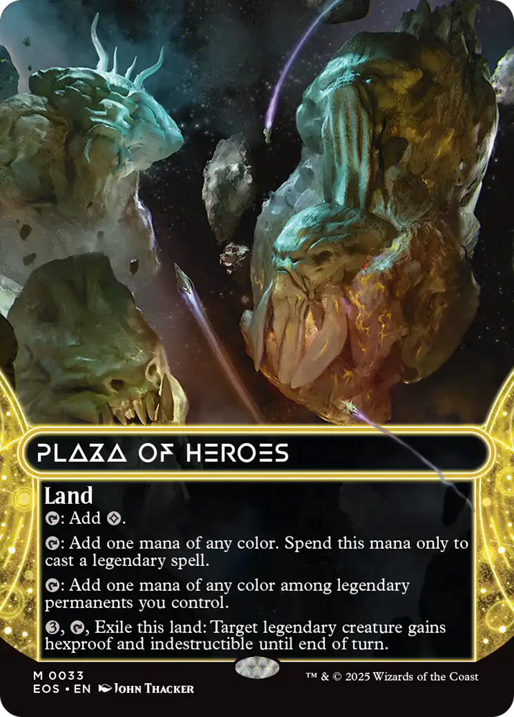 Plaza of Heroes (0033) (Borderless) [Edge of Eternities: Stellar Sights] | Exor Games Truro