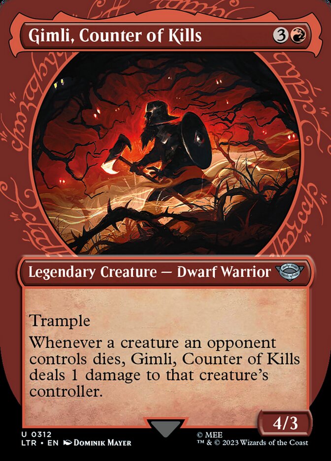 Gimli, Counter of Kills (Showcase Ring Frame) [The Lord of the Rings: Tales of Middle-Earth] | Exor Games Truro