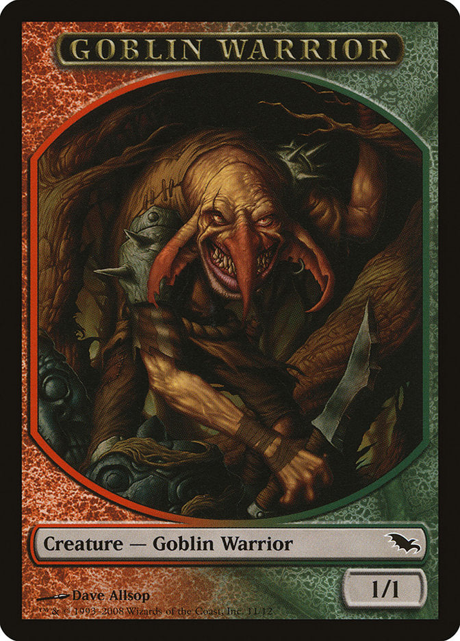 Goblin Warrior Token [Shadowmoor Tokens] | Exor Games Truro