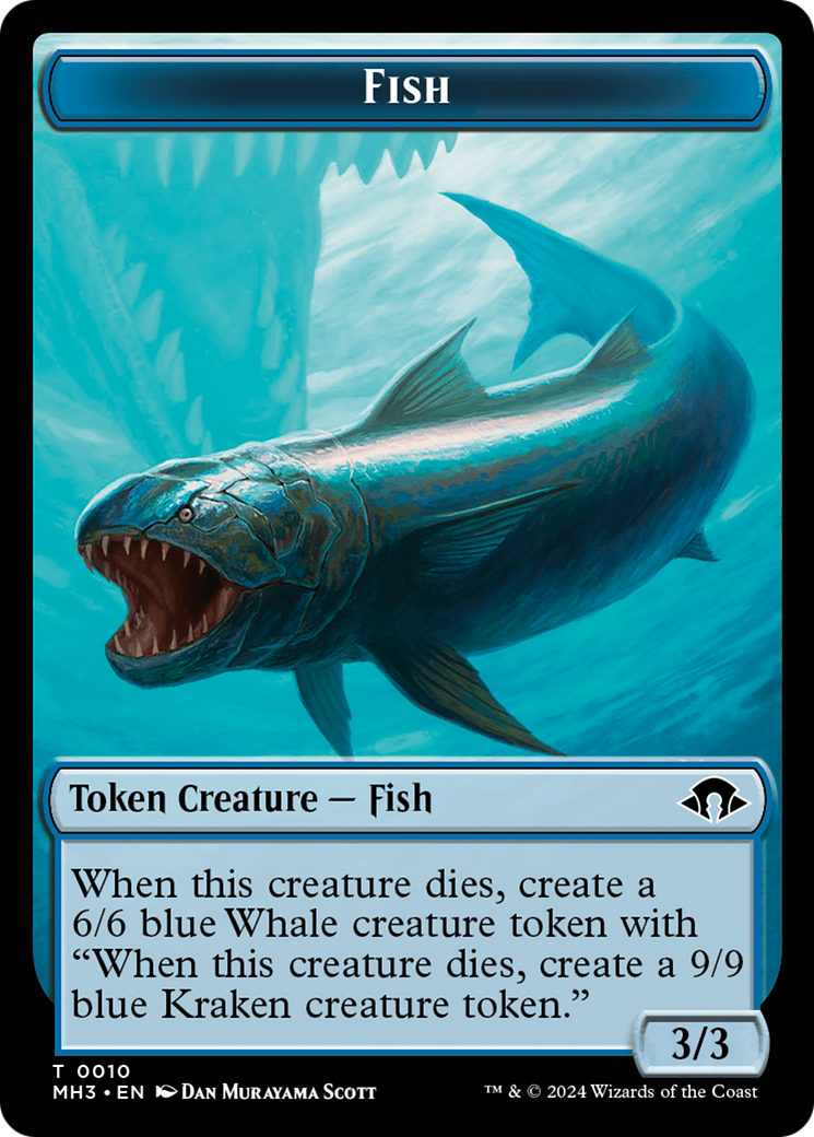 Servo // Fish Double-Sided Token [Modern Horizons 3 Tokens] | Exor Games Truro