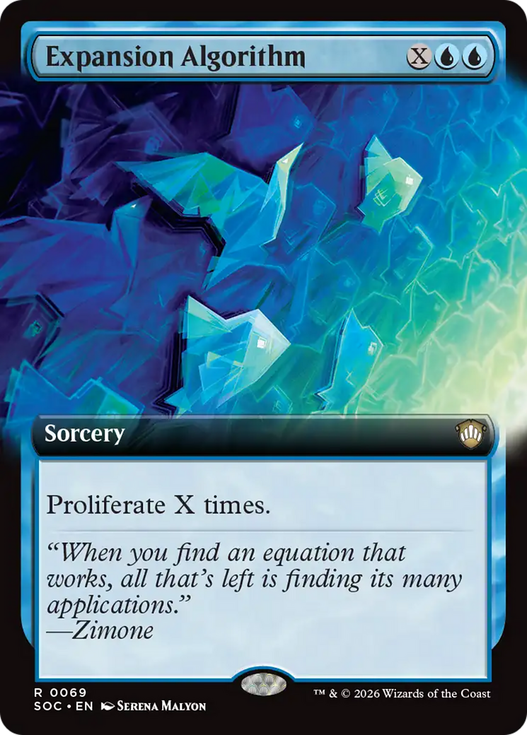 Expansion Algorithm (Extended Art) [Secrets of Strixhaven Commander] | Exor Games Truro