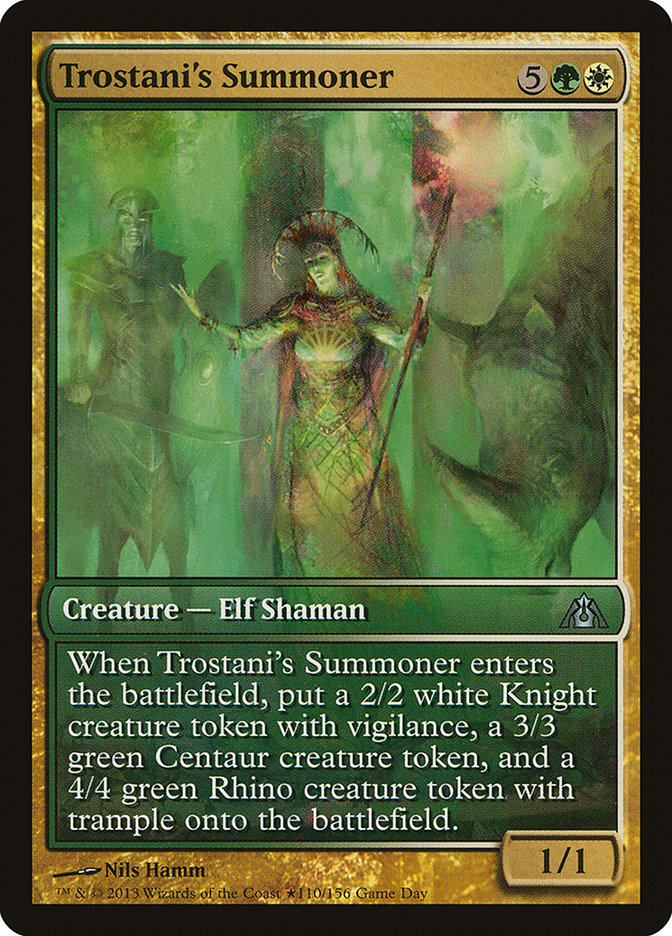 Trostani's Summoner (Game Day) [Dragon's Maze Promos] | Exor Games Truro