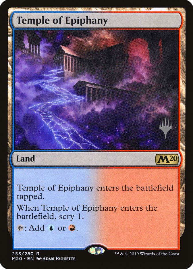 Temple of Epiphany (Promo Pack) [Core Set 2020 Promos] | Exor Games Truro