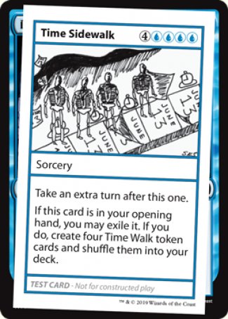 Time Sidewalk (2021 Edition) [Mystery Booster Playtest Cards] | Exor Games Truro