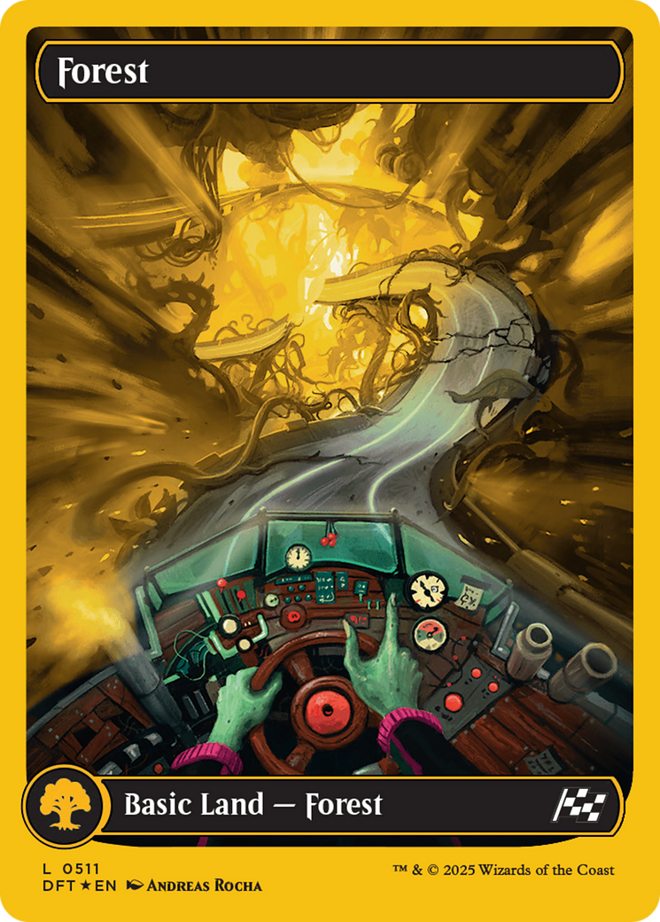Forest (0511) (First-Place Foil) [Aetherdrift] | Exor Games Truro