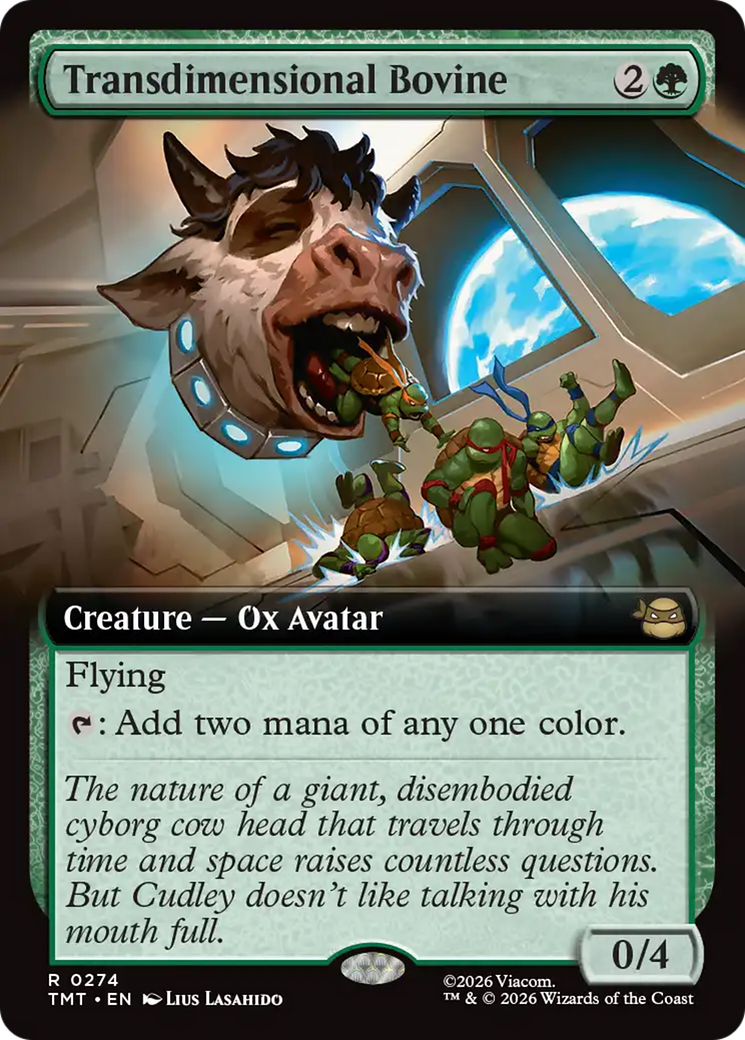 Transdimensional Bovine (Extended Art) [Teenage Mutant Ninja Turtles] | Exor Games Truro