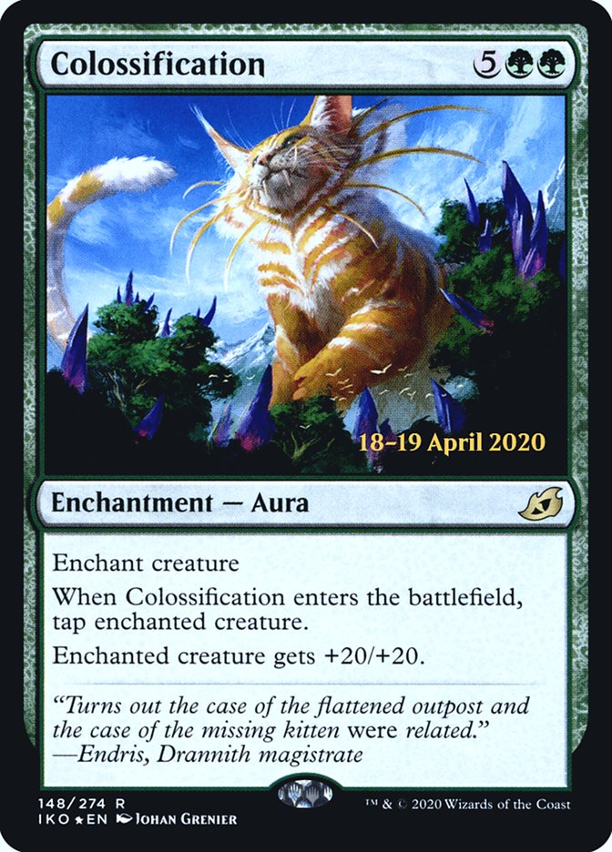 Colossification [Ikoria: Lair of Behemoths Prerelease Promos] | Exor Games Truro