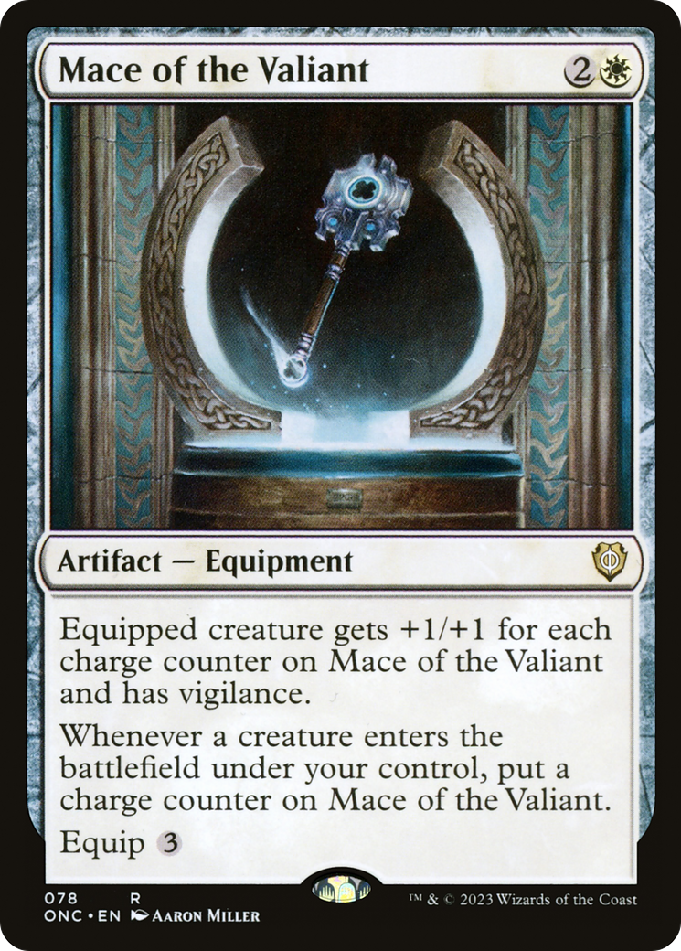 Mace of the Valiant [Phyrexia: All Will Be One Commander] | Exor Games Truro