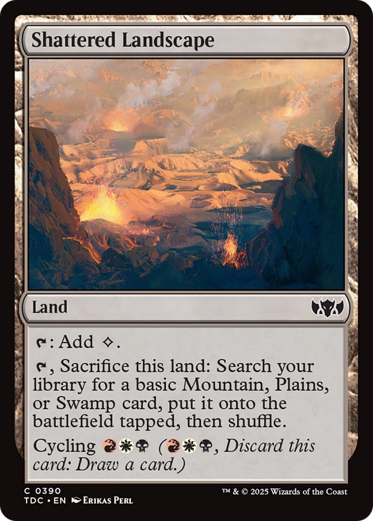 Shattered Landscape [Tarkir: Dragonstorm Commander] | Exor Games Truro