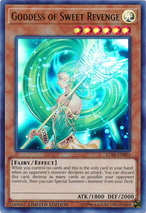 Goddess of Sweet Revenge - LC06-EN001 [LC06-EN001] Ultra Rare | Exor Games Truro