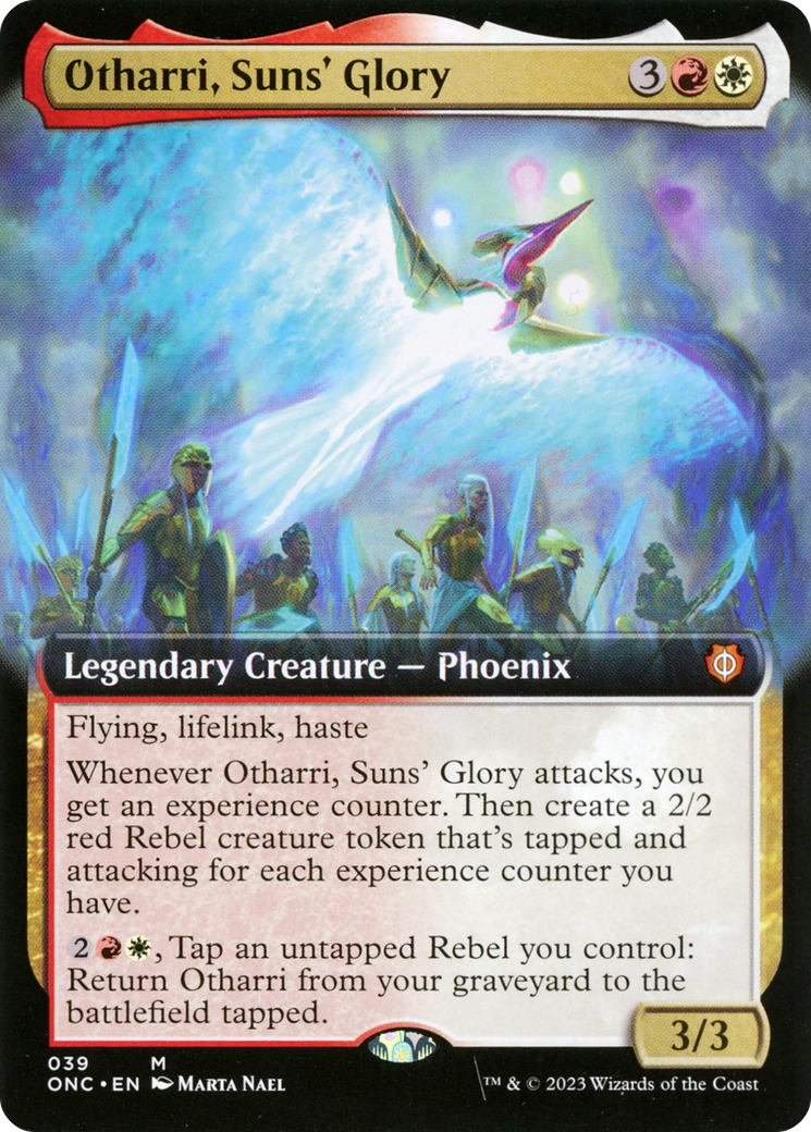 Otharri, Suns' Glory (Extended Art) [Phyrexia: All Will Be One Commander] | Exor Games Truro